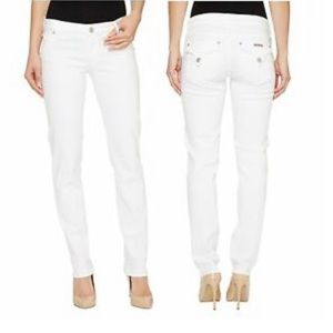 Hudson JAX White Skinny Jeans